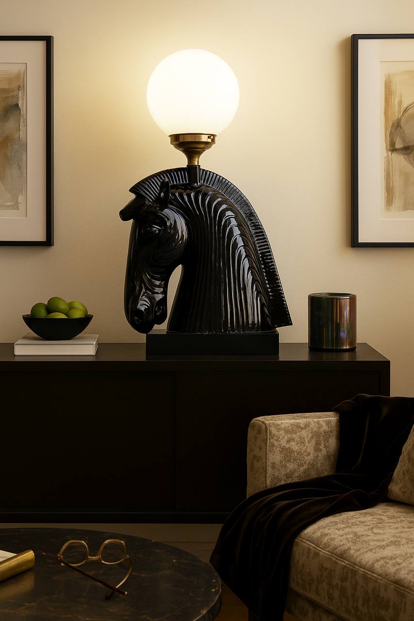 Настольная лампа «Black Horse»